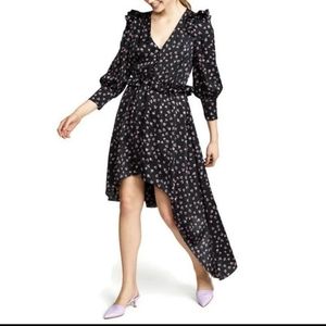 Magda Butrym silk asymmetrical hem dress